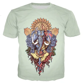 Muži Oblečenie Zvierat, cigariet Lev Tričko Camiseta mačka eagle 3d T Shirt Vtipné tričká Octopus monster Bežné Fitness bežné Tees