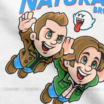 Muži T-Shirts Super Prírodné Bros Tvorivé Tees Nové Nadprirodzené Zábavné Mashup Harajuku Hip Hop Tričká Oblečenie Darček