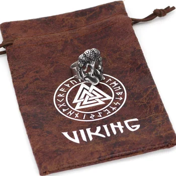 Muži z nehrdzavejúcej ocele severanov viking Yggdrasil Strom Života amulet krúžok viking šperky