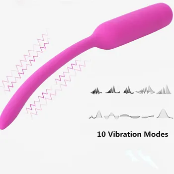 Mužský Penis Plug 10 Rýchlosť Vibrátor Uretrálne Dilator Znejúce Rod Silikónový Elektrické Masér Dospelých, Sexuálne Hračky pre Mužov Masturbator