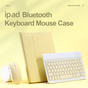 Myš Bluetooth Klávesnica Pre iPad 9.7 2017 2018 Módne puzdro pre iPad Vzduchu Air2 Pro 9.7 Touchpad klávesnica puzdro pre iPad 5 6