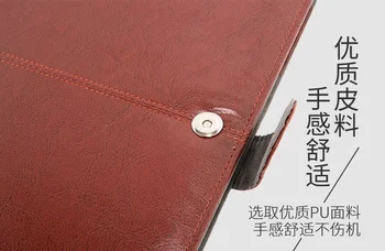 Mäkká PU Kože Taška na Notebook Flip Cover Notebook Prípade 11 12 13 15 16 inchs Macbook Air Pro Retina 13 15 Dotyk Bar A2179 A2141