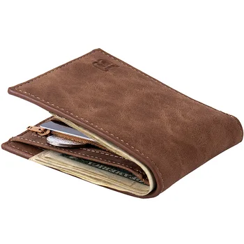 Móda 2018 pánske peňaženky podnikanie mužov peňaženka peňaženka na zips, banková karta balík nový dizajn slim peňaženky XD486