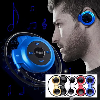 Móda Bezdrôtový Bežecké Športy Bluetooth Headset Stereo Slúchadlá MP3/WMA Až 250 Hodín