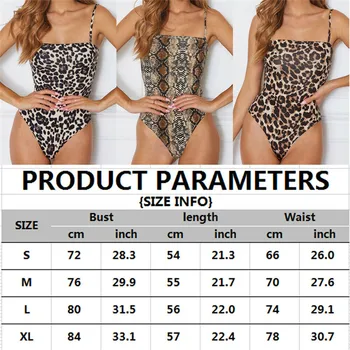 Móda Bežné Štíhle Sexy Ženy, Leopard Tlačené Bez Rukávov Plavky Pláži, Potápačské Kombinézu Letné Oblečenie Pre Dievčatá