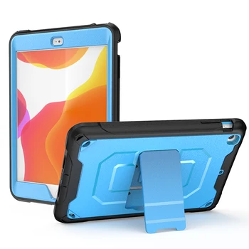 Móda Brnenie Stojan Tabletu puzdro Pre iPad Mini 1 2 3 Deti Bezpečné Shockproof Ťažké Ochranné Robustný Povinnosť Silikónové+PC Tablet Prípade