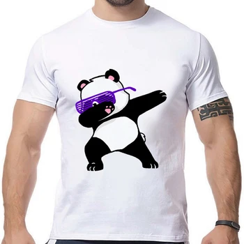 Móda Dabbing Tanec Funny T-Shirt DAB Jednorožec Mačka Zebra Panda Pes, Králik Tričko Krátky Rukáv Hip Hop Topy tričko BMD02 RW