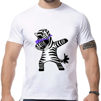 Móda Dabbing Tanec Funny T-Shirt DAB Jednorožec Mačka Zebra Panda Pes, Králik Tričko Krátky Rukáv Hip Hop Topy tričko BMD02 RW