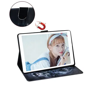 Móda Maľované Prípade Huawei MediaPad T5 10 AGS2-W09/L09 smart Cover Pre huawe MediaPad T5 10.1 palcový Ochranné puzdro+film+pero