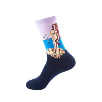 Móda Ponožky Ženy A Muža Bavlna Milú, Maľovanie Pančuchy, Podkolienky, Ponožky A Voľný Čas Cestovanie Ponožky Sport Beží Ponožky Vlastné Ponožky