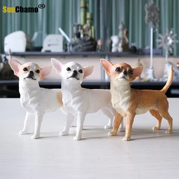 Móda Simulácie Zvieracích Modelov Áut Remesiel Pes Dekorácie, Figúrky Miniatúry Nástenné Maľby Domáce Dekorácie Remesiel Psov Príslušenstvo