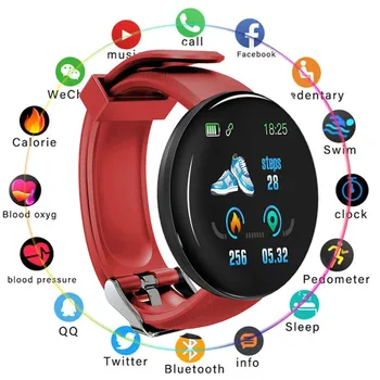 Móda Smart Hodinky Ženy, Mužov, Elektronika, Športové Náramkové Hodinky Pre Android IOS Námestie Smartwatch Smart hodiny Hodiny