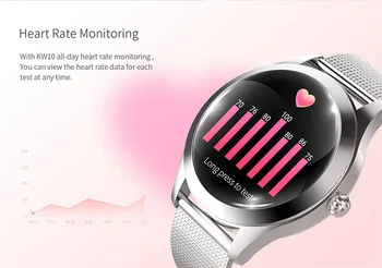 Móda Smart Hodinky Ženy Náramok Monitor Srdcového rytmu Spánku Monitorovanie Náramok Výpočet kalórií Hovor Pripomienka Smartwatch