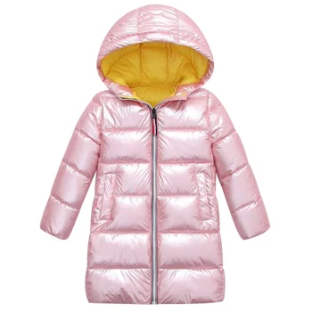 Móda svetlé 2020 nové zimné detské oblečenie priestor Súrodenec oblečenie nadol bunda pre chlapcov a dievčatá, baby, deti, hrubé dlhá srsť