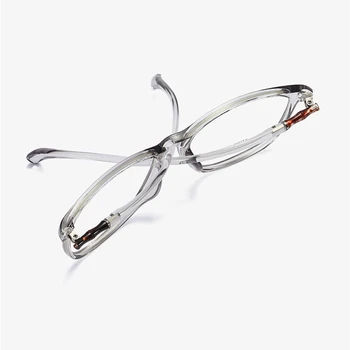 Móda TR90 Ultra-ľahké Okuliare, Rám Plastové Kolo Muži Ženy Okuliare Vintage Počítač, Transparentné Sklá Oculos De