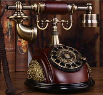 Móda vintage starožitné telefón domov módy vybavené americký rotujúci disk telefón