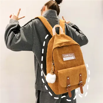 Móda ženy batoh, klasické Harajuku študent, školské tašky, roztomilý dievča prekladané menčester batoh, veľká kapacita cestovný batoh