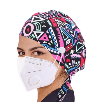 Móda ženy tlač vnútorné hidžáb čiapky geometrické vzory moslimských turban kapoty s tlačidlami pripravený nosiť hidžáb underscarf spp