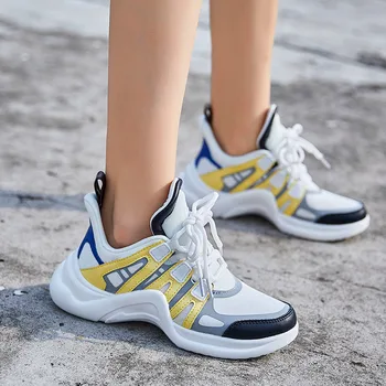 Módne Letné topánky Ženy bežné air mesh obuv ľahký priedušný slip-on bytov Vonkajšie Tenisky Značky chaussure Mujer Nové