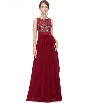 Módne Prom Šaty 2019 Vestido de noiva večer šifón šaty s čipkou dekorácie mnoho farba k dispozícii formálnej strany šaty