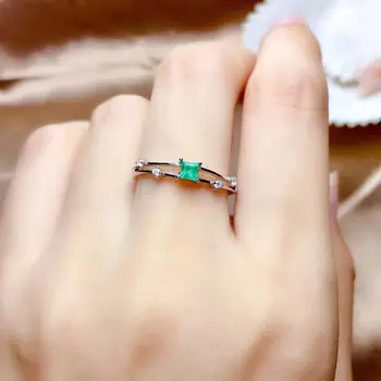 Módne Šperky Zelená a Smaragdovo zelené Prstene Pre Ženy Strany Krúžok Darčeky pre Babičku je Valentína