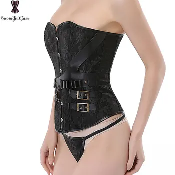Módny dizajn 2 farieb výber pás tréner brocade, gotický corselet sexy bustier steampunk korzet plus veľkosť s-6xl 907