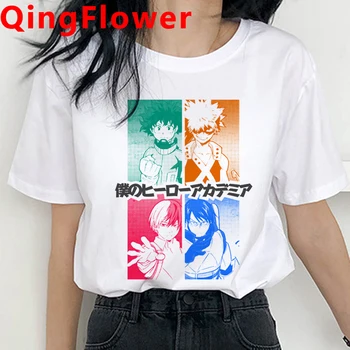 Môj Hrdina Akademickej obce Módne Anime T Shirt Muži Móda Anime T-shirt Boku Č Hrdina Akademickej obce Cartoon Tričko Hip Hop Top Tees Muž