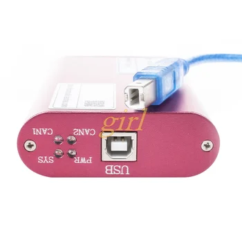 MÔŽE analyzer CANOpen J1939 DeviceNet USBCAN-2 USB, prenos sa MÔŽE kompatibilné ZLG