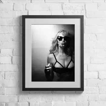 Múr Umenia Plagátu Madonna Ciccone HD Vytlačí Modulárny Čierny a Biely Obraz na Plátne Spevák Maľovanie Domáce Dekorácie Pre Obývacia Izba