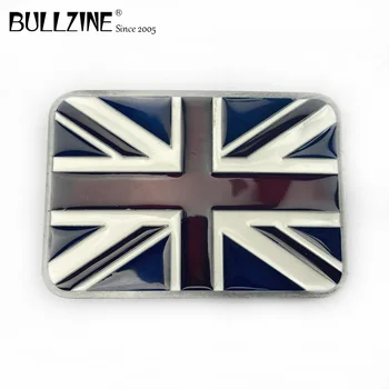 Na Bullzine Spojené Kráľovstvo vlajka opasku s cínovým povrch a farba smalt FP-02623 vhodné pre 4cm, šírka pásu