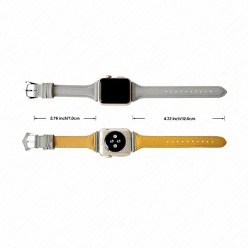 Na Hodinky iwatch Série 1 2 3 38 mm 42mm kožené watchbands pre apple hodinky kapela Klasické pánske dámske Náramkové Hodinky Náramok