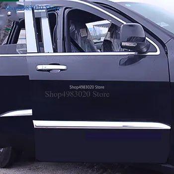 Na Jeep Grand Cherokee-2017 2018 Chrome Bočné Dvere Tela, Tvarovanie Line Kryt Výbava Chránič Dekorácie Vonkajšie Príslušenstvo