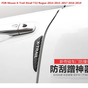 NA Nissan X-Trail Xtrail T32 Rogue-2019 AUTO STYLING DVERE PROTI KOLÍZII PÁSY UHLÍKOVÝCH VLÁKIEN CHRÁNIŤ NÁLEPKY PRÍSLUŠENSTVO