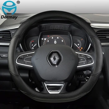 Na Renault Clio 2 3 4 5 Volante Vozidla Kryt Mikrovlákna Kožené + Carbon Fiber Auto Príslušenstvo