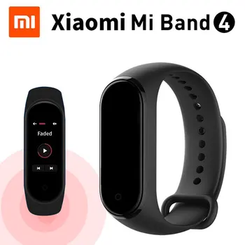 Na Sklade ! 2019 Nové Xiao Mi Band 4 Smart Farebný Displej Náramok Srdcovej frekvencie Fitness 135mAh Bluetooth 5.0 50M Bazén Nepremokavé