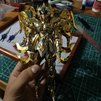 [Na sklade] Saint Seiya Legendárny Model Leo Boh Lev Aiolia/Svätý Oblečenie Forme Zlata Duše Akcie Obrázok Anime Obrázok Model Hračky