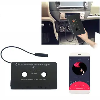 Nabíjanie pomocou pripojenia USB Bluetooth 5.0 Hudby Auto Prijímač Kazetový Prehrávač Adaptér MP3 Converter pre iphone, HTC Smart