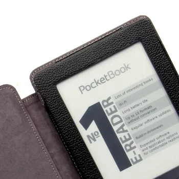 Najlepšie Faux kožené kryt puzdro Pre PocketBook 613 Reader Ebook