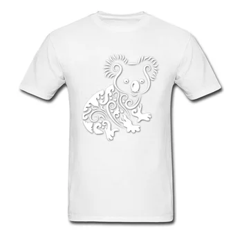 Najlepšie Najnovších Topy Tričko Mužov Tees AU Koala T-Shirt Roztomilý Grafiky Zvierat Tričko Bavlna O Krk Dospelých T Shirt Módne 2018