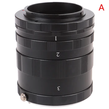 Najnovšie 1PC Nikon AI Automatické Zaostrovanie AF Makro Predĺženie Trubice Krúžok Objektívu Adaptéra pre Canon EOS Camera