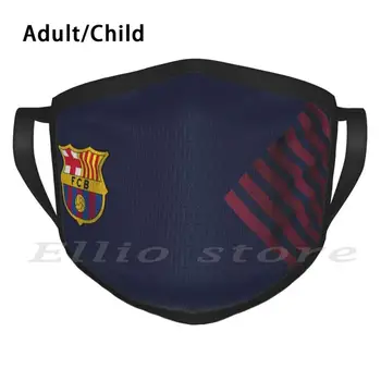 Najnovšie 2020 Dospelých, Deti Masky Šatku Maska Nové Blaugrana Azulgrana Žltá Suarez Camp Nou Futbal Catalunya Katalánsky Klub Súpravy