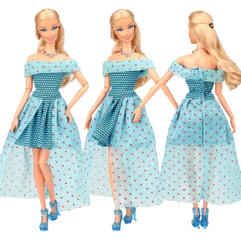 Najnovšie Horúce Predaj 13 Bábika Výrobkov= 3 Bábika Šaty +10 Bábiky Accessoriese Našej generácie bábiky oblečenie Pre Barbie Hra, DIY Deti Hračky