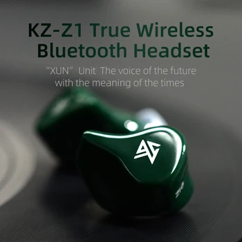 Najnovšie KZ Z1 TWS Bluetooth 5.0 Slúchadlá Pravda Bezdrôtové Slúchadlá 1DD Dynamické Slúchadlá Touch Ovládania Potlačením Hluku Šport Headse