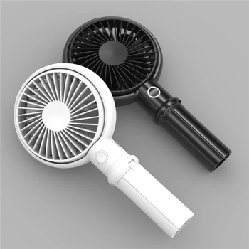 Najnovšie YOUPIN 2 V 1, Usb Prenosné Ploche mini Ventilátor 40 Stupňov Otočná 3 rýchlosti Tvorivé mobilný držiak, chladiaci ventilátor