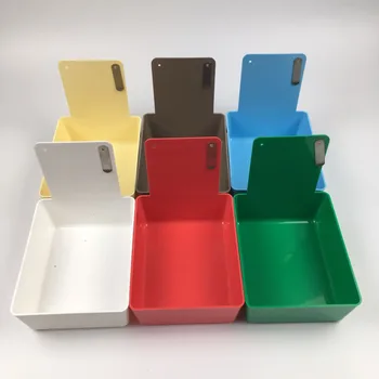Najpredávanejšie Nové Farebné Práce Panvice Neaten Prípade Klip Zubné Plastové Práce Box pre Zubné Laboratórium