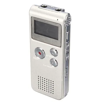 Najpredávanejším produktom v roku 2020 8GB Nabíjateľná Ocele DIGITÁLNY Zvuk Hlasový Záznamník hlasový záznam MP3 Prehrávač, Nahrávanie prijať dropshipping