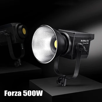 Nanlite 500 500W Fotografie osvetlenie COB LED Svetla 5600K Denné svetlo pre vonkajšie Video Film Svetlo pre Forza 500