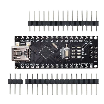 Nano Mini USB S bootloader kompatibilné Nano 3.0 radič pre arduino CH340 USB ovládač 16Mhz Nano v3.0 ATMEGA328P/168P