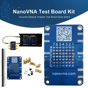 NanoVNA Testboard Auta VNA Test Demo Doska Odolná Presné Siete Analýza Skúšobnej Doske Demo Rada Filter Tlmiča
