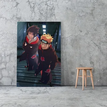 Naruto Sasuke Akatsuki anime plátno maľba dekorácií na stenu umenie fotografie spálňa štúdia domov obývacia izba dekorácie vytlačí plagát